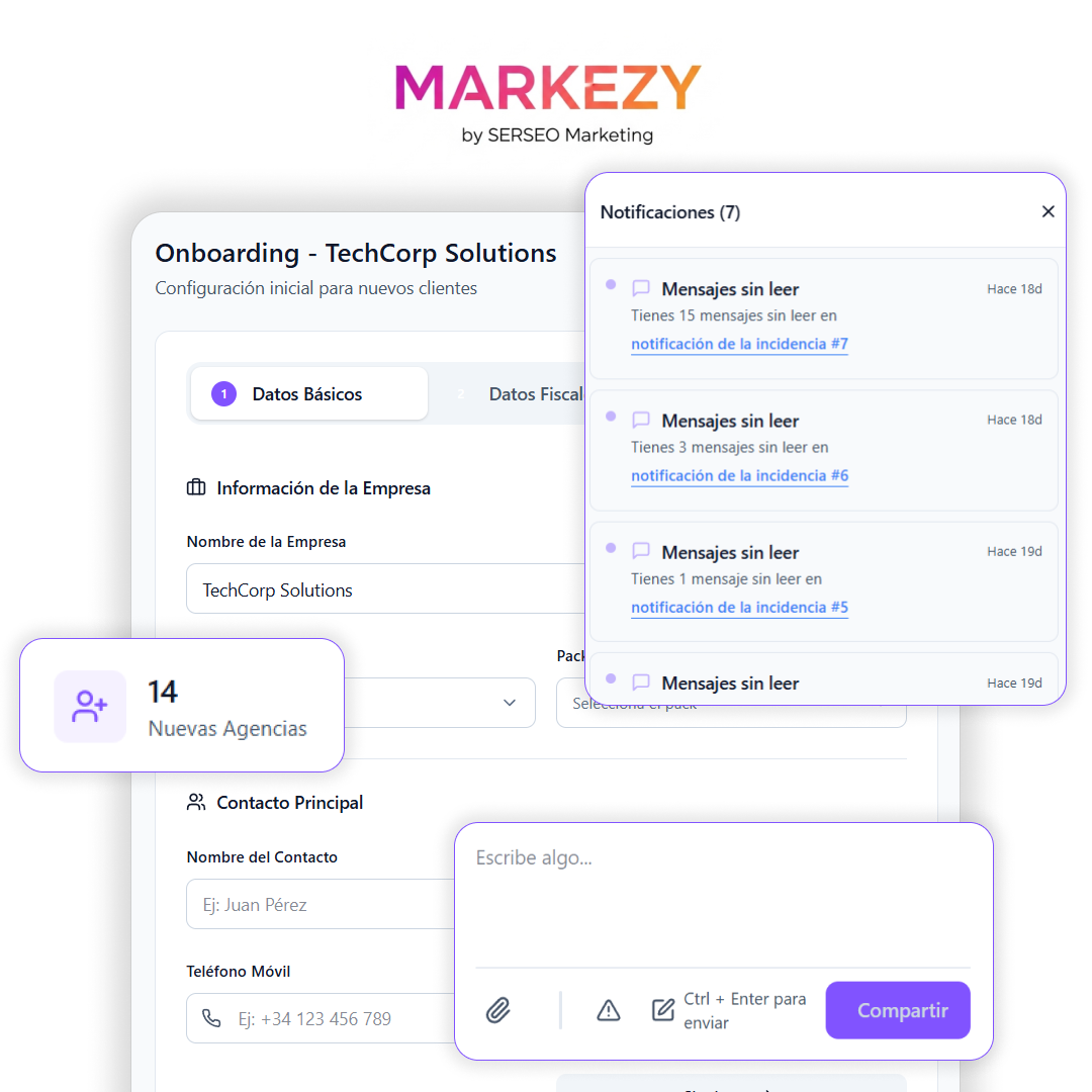 Markezy: el sistema operativo para agencias de marketing
