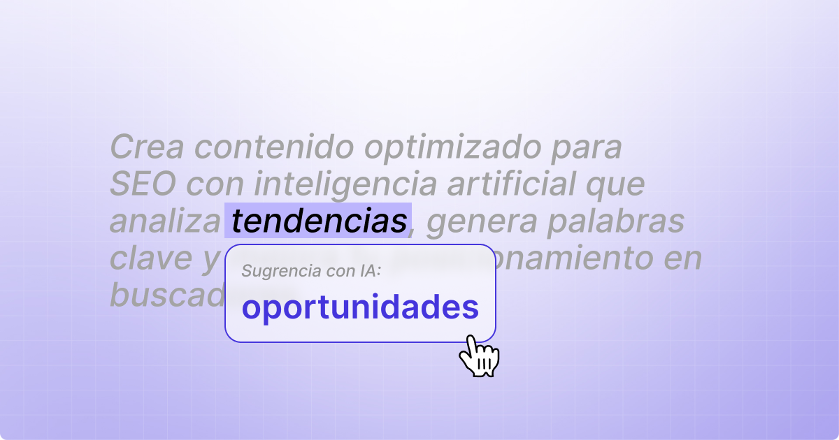 Generación de contenido SEO con inteligencia artificial