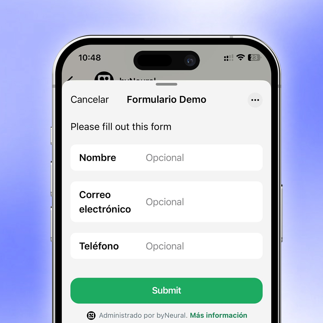 Formularios inteligentes en WhatsApp