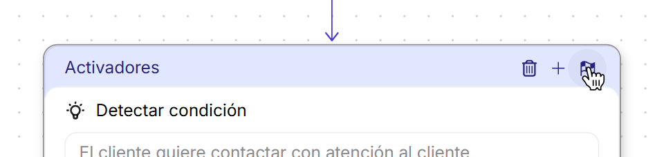 Marcar punto de entrada